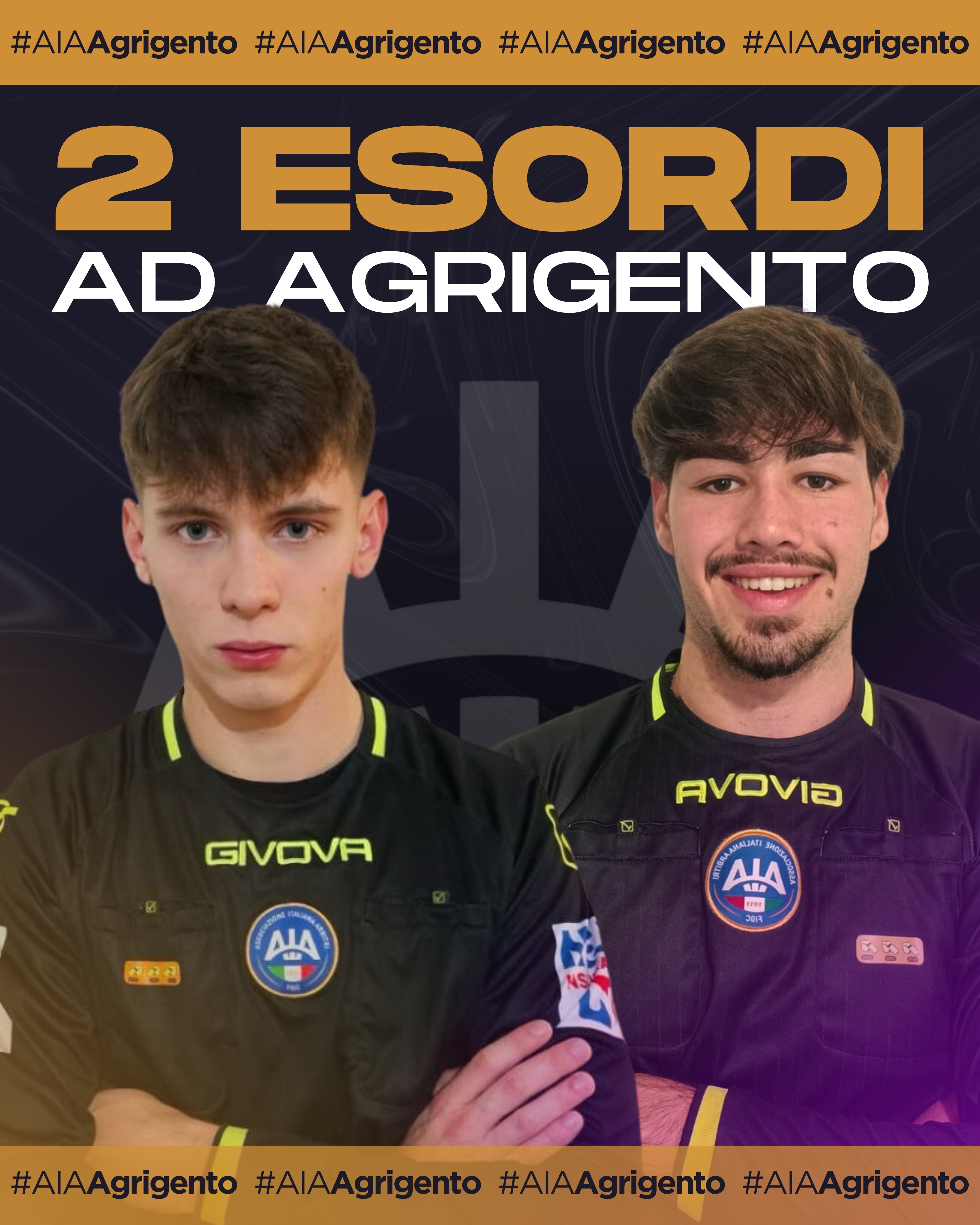 2 GIOVANI ESORDI AD AGRIGENTO